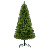 7ft Unlit Artificial Classic Green Christmas Tree for Indoor Home Decoration