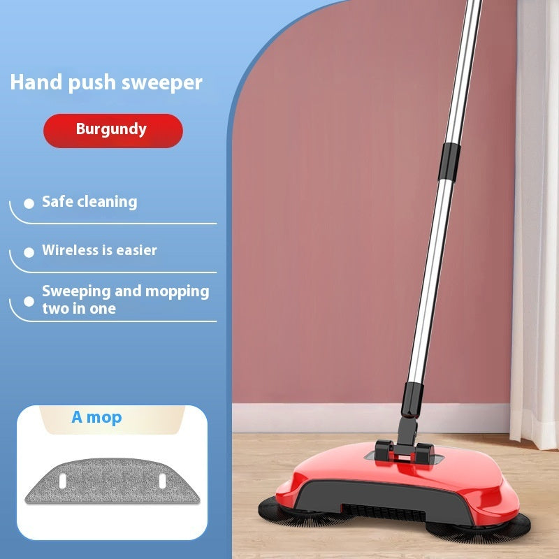 2-in-1 Broom and Mop Household Floor Cleaner