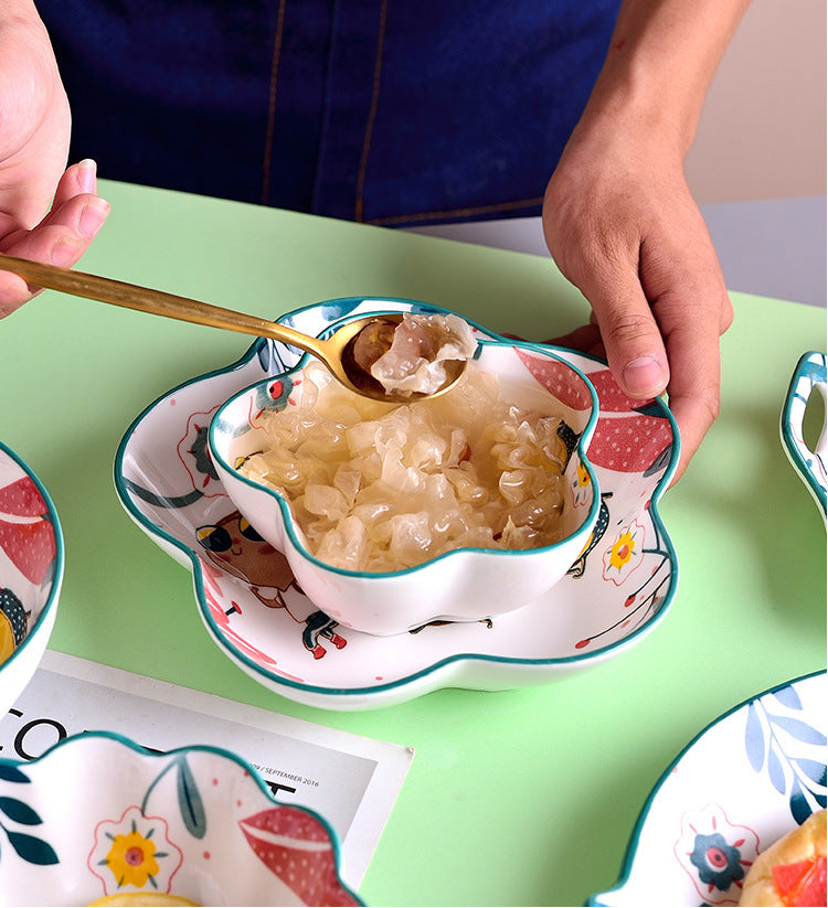 Rainforest Design Ceramic Dinnerware Set