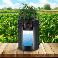 VEVOR DWC Hydroponics Grow System Deep Water Culture With Top Drip 4 Buckets