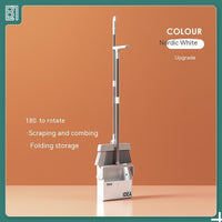 180-degree Rotation and Foldable Household Standing Broom Dustpan Set