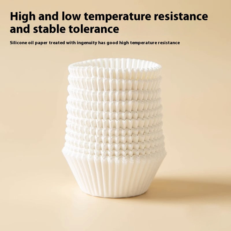 Food Grade Disposable Silicone Oil Baking Muffin Cup Paper