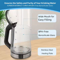 Clear Glass Electric Kettle