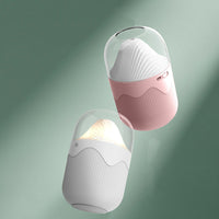 New Volcano Humidifier Intelligent Voice Night Light Air Humidifier Colorful Diffuser