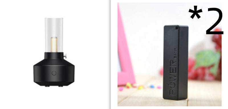 Retro Light Aroma Diffuser Essential Oil LED Light Filament Night Light Air Humidifier